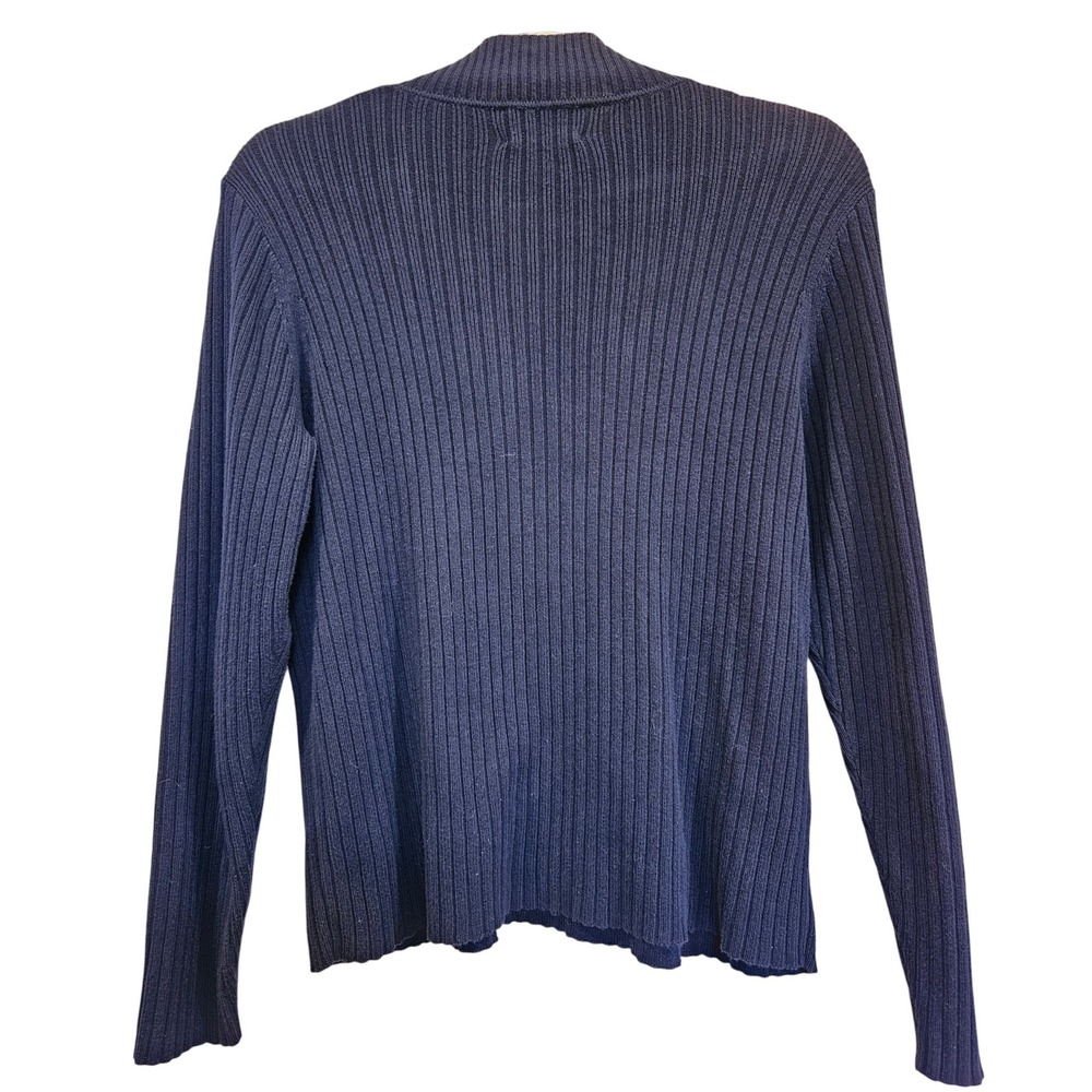 Pendleton Originals Women's Mock Neck Ribbed Knit Pullover Top Sweater - Picture 3 of 3